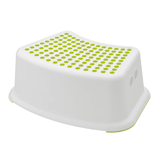 IKEA Children's stool, white/green