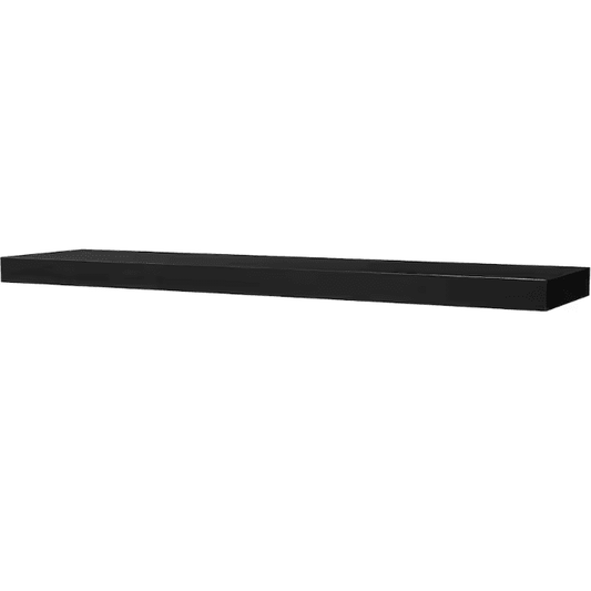 LACK Wall shelf, black-brown, 190x26 cm