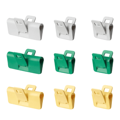 ÖRINGABBORRE Sealing clip, set of 9, multicolour