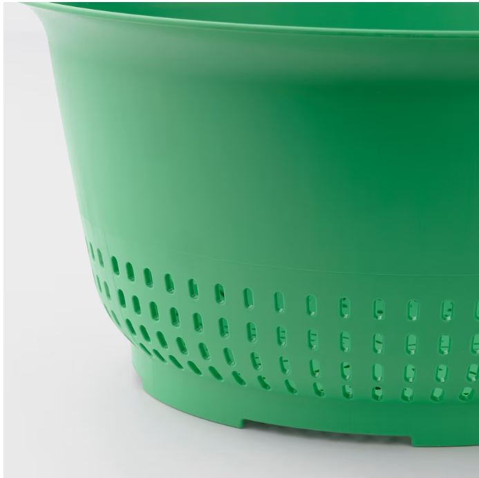 UPPFYLLD Colander, bright green, 24 cm