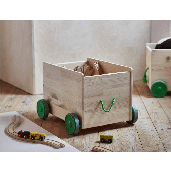 FLISAT Toy storage with wheels