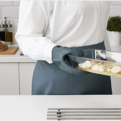 SANDVIVA Oven glove, silicone/blue