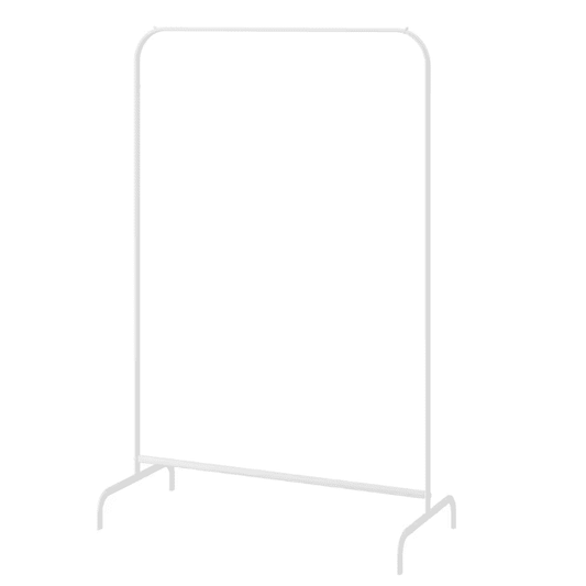 MULIG Clothes rack, white, 99x152 cm