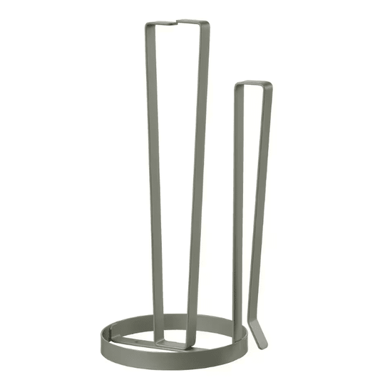 SMÅTUNGA Kitchen roll holder, grey-green