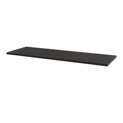 LAGKAPTEN / ALEX Desk, black-brown/black, 200x60 cm