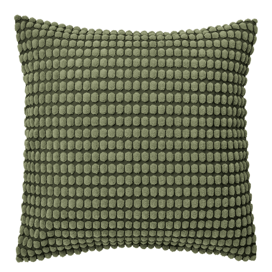 SVARTPOPPEL Cushion cover, green-yellow, 65x65 cm