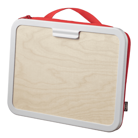 MÅLA Portable drawing case, red, 35x27 cm