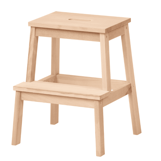 BEKVÄM Step stool, beech, 50 cm