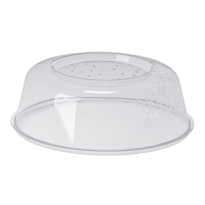 PRICKIG Microwave lid, grey, 26 cm