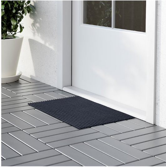 IKEA Door mat, dark blue, 35x55 cm