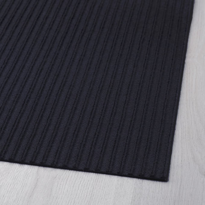 KRISTRUP Door mat, dark blue, 35x55 cm