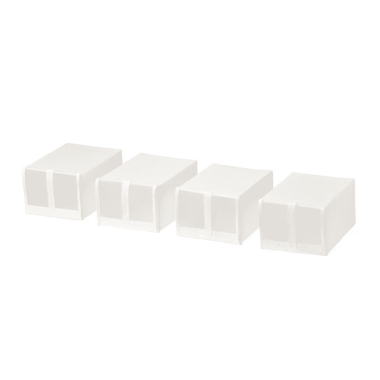 SKUBB shoe box, white, 22x34x16 cm