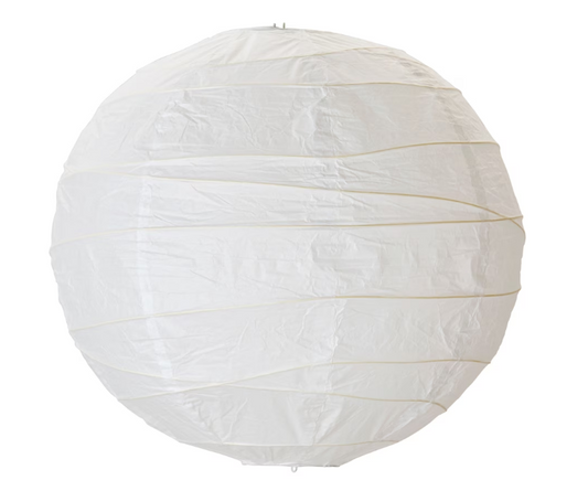 REGOLIT Pendant lamp shade, white/handmade, 45 cm