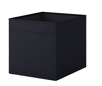 DRÖNA Box, black, 33x38x33 cm