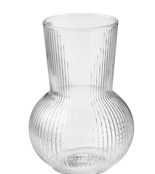 PÅDRAG Vase, clear glass, 17 cm