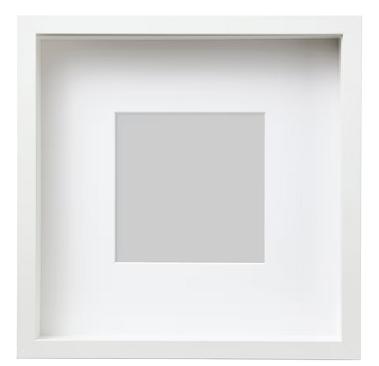 SANNAHED Frame, white, 25x25 cm