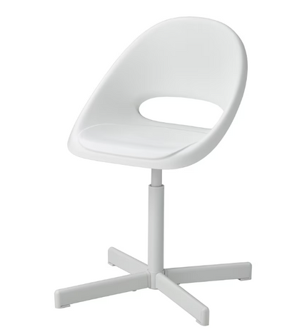 LOBERGET / SIBBEN Children's desk chair, white