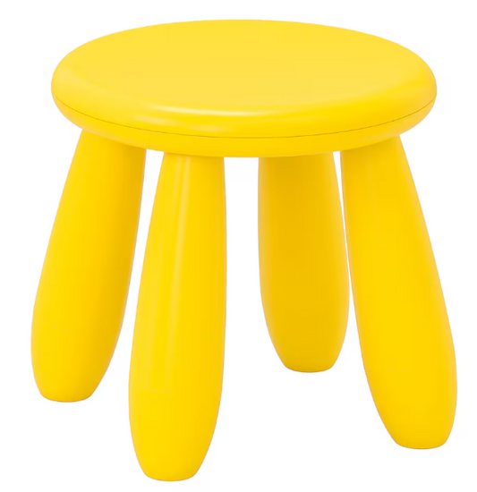 MAMMUT Children's stool, in/outdoor/yellow