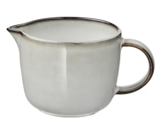 GLADELIG Milk/cream jug, grey, 0.4 l