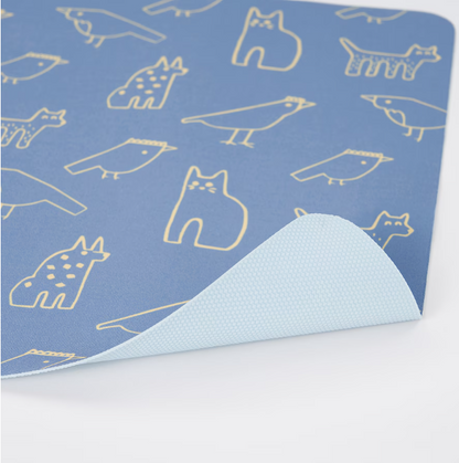 BÖNSYRSA Desk pad, animal pattern, 60x37 cm