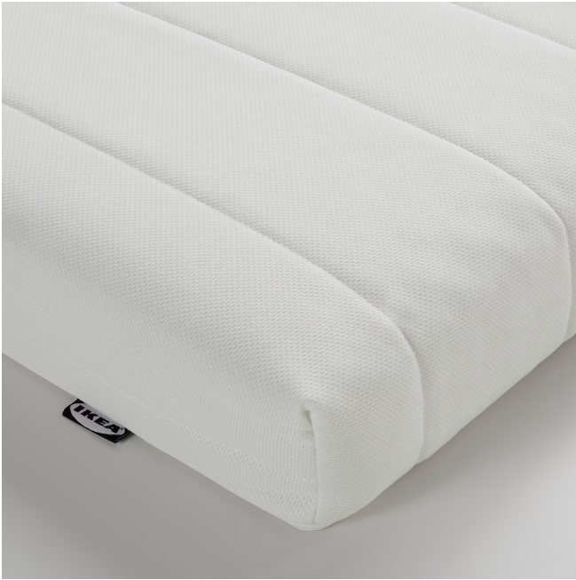 ÅFJÄLL Foam mattress, firm/white, 80x200 cm