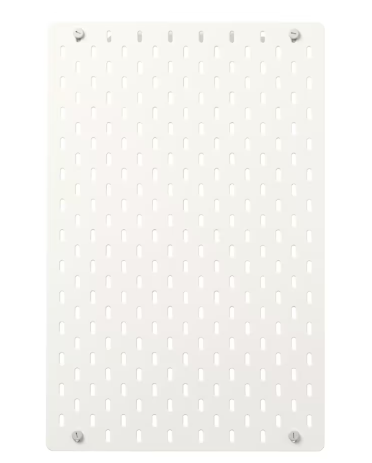 SKÅDIS Pegboard, white, 36x56 cm