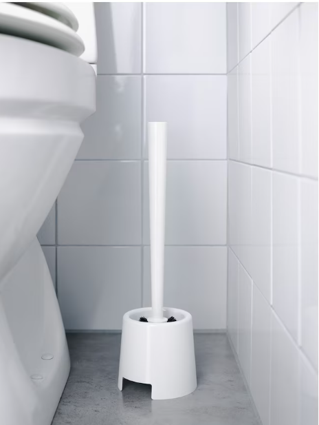 BOLMEN Toilet brush/holder, white