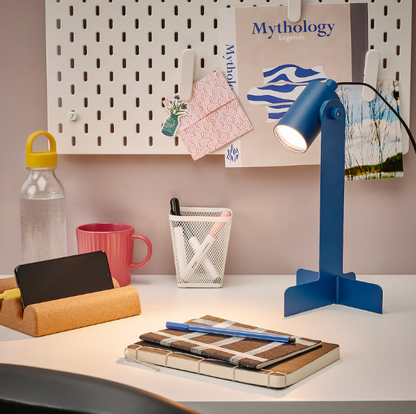 FLOTTILJ Desk lamp, dark blue