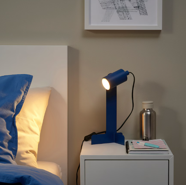 FLOTTILJ Desk lamp, dark blue