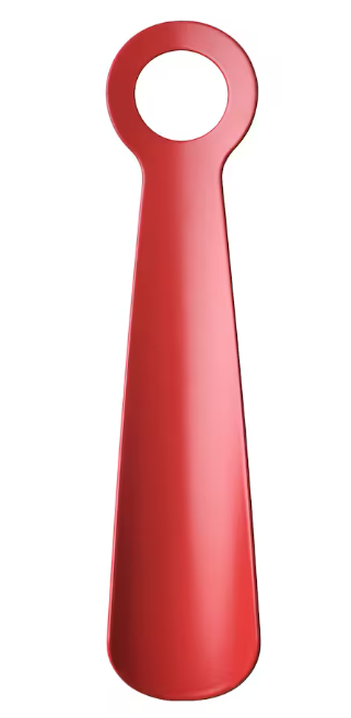 SNÖSKYFFEL Shoehorn, bright red, 18 cm