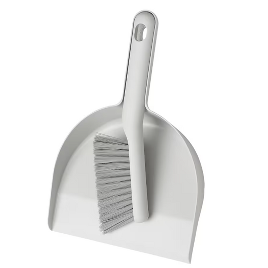 IKEA Dust pan and brush, grey