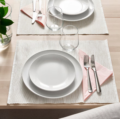 GODMIDDAG 18-piece service, white