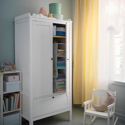 SUNDVIK Wardrobe, white, 80x50x171 cm