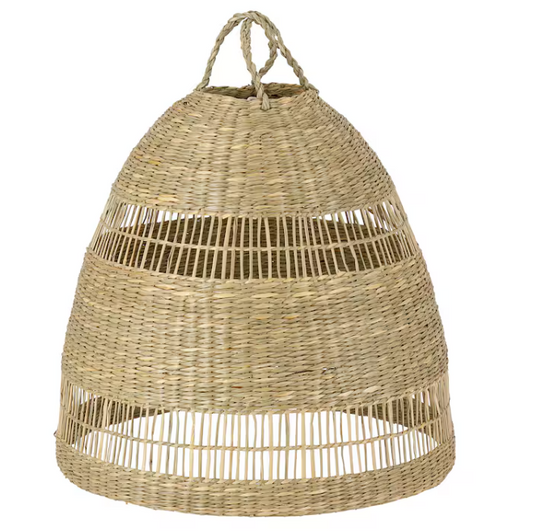 TORARED Pendant lamp shade, sedge/handmade, 36 cm