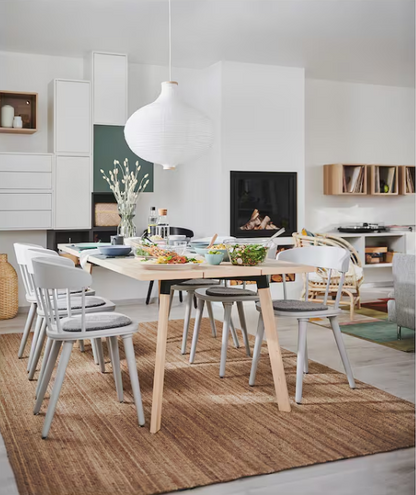 LOHALS Rug, flatwoven, natural, 200x300 cm