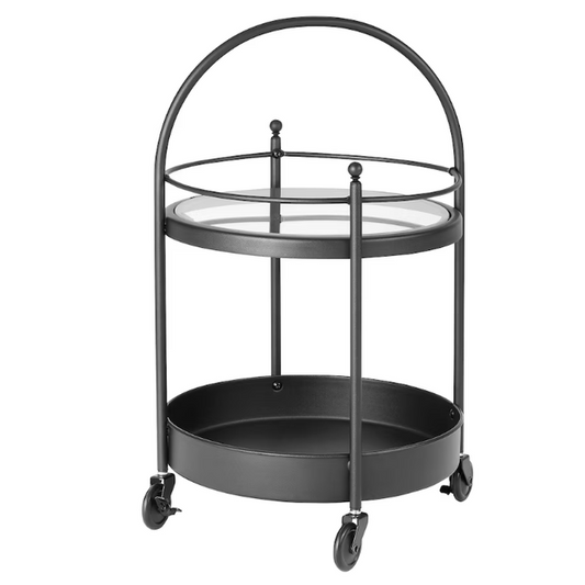 Trolley, black, 55x35 cm