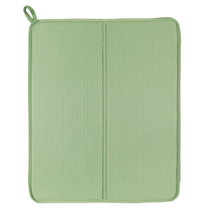 NYSKÖLJD Dish drying mat, green, 44x36 cm