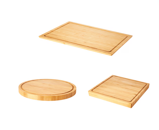 Chopping board, set of 3, bamboo