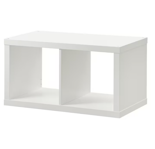 KALLAX Shelving unit, white, 77x41 cm