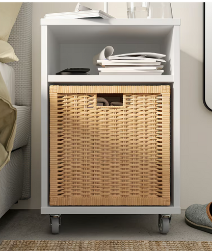 BRANÄS Basket, rattan, 32x34x32 cm