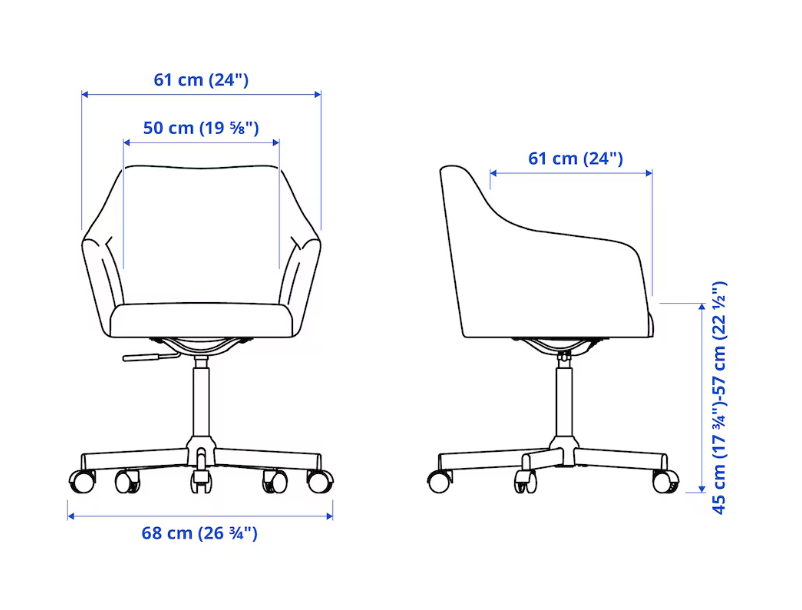 TOSSBERG / MALSKÄR Swivel chair, Gunnared beige/white