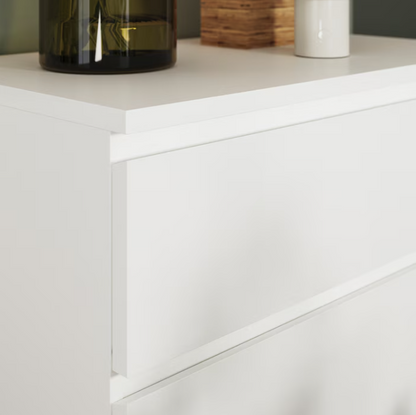 MALM Chest of 4 drawers, white, 80x100 cm