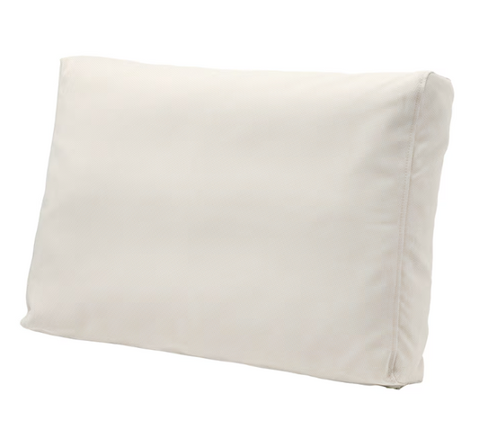 FRÖSÖN/DUVHOLMEN Back cushion, outdoor, beige, 62x44 cm