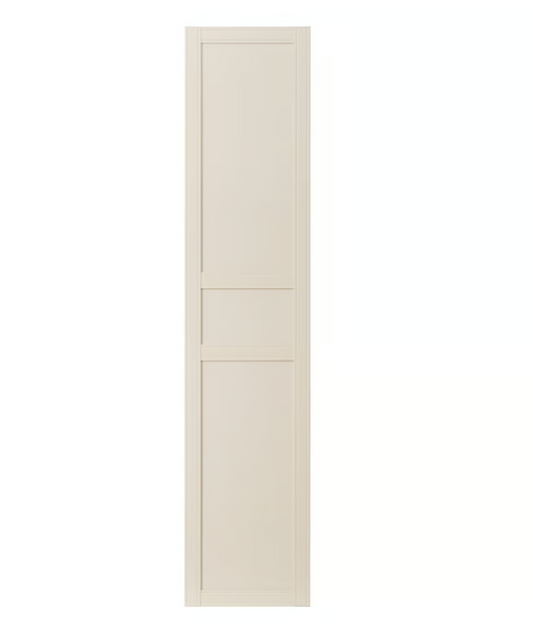 FLISBERGET Door, light beige, 50x229 cm