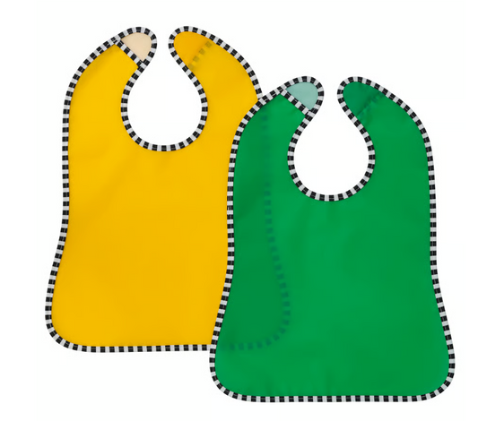 IKEA GRÖNFINK Bib, green/yellow
