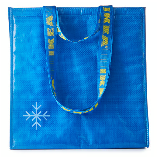IKEA FRAKTA Cool bag, blue, 38x40 cm