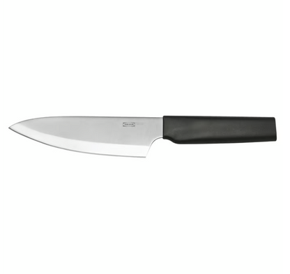IKEA STJÄRNSTÖR Cook's knife, stainless steel/dark grey, 16 cm