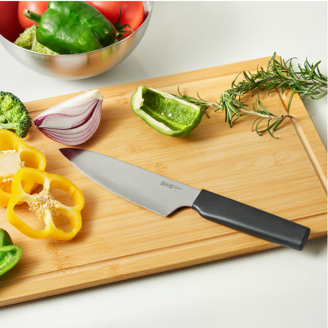 IKEA STJÄRNSTÖR Cook's knife, stainless steel/dark grey, 16 cm