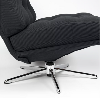 IKEA DYVLINGE Swivel easy chair, Kelinge black
