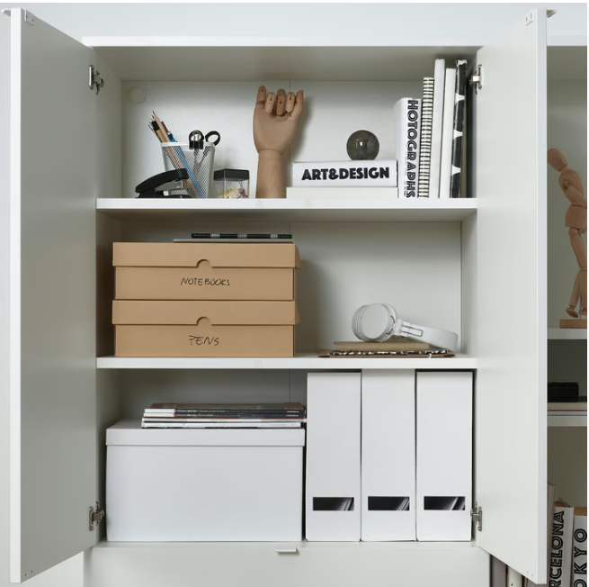 IKEA VATTENTRÅG Box with lid, 32x23x10 cm